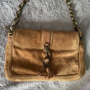 J.Crew Vintage Brown Suede Purse